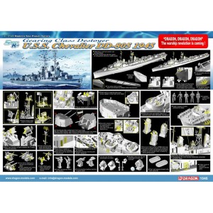 D1046 1:350 USS CHEVALIER DD-805