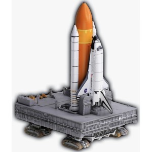 D11023 1:400 SPACE SHUTTLE w/TRANSPORTER