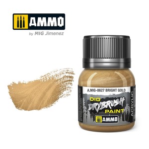 AMIG0627 FARBA: DRYBRUSH Bright Gold