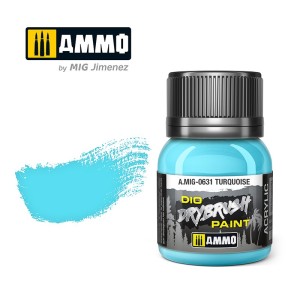 AMIG0631 FARBA: DRYBRUSH Turquoise