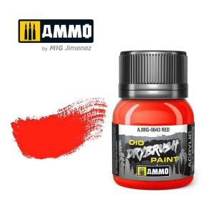 AMIG0643 FARBA: DRYBRUSH Red