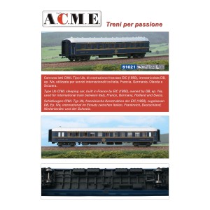 AC51021 1:87 WAGON SYPIALNY Ub DB-CIWL, ep.IV EIC