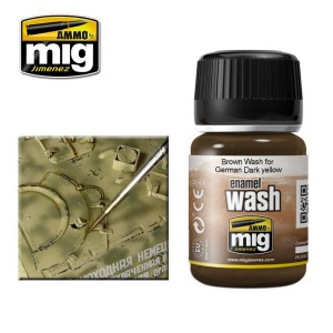 AMIG1000 WASH: BROWN FOR GERMAN DARK YELLOW