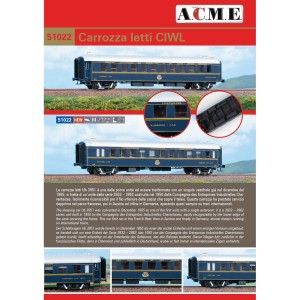 AC51022 1:87 WAGON SYPIALNY Ub DB-CIWL, ep.III EIC