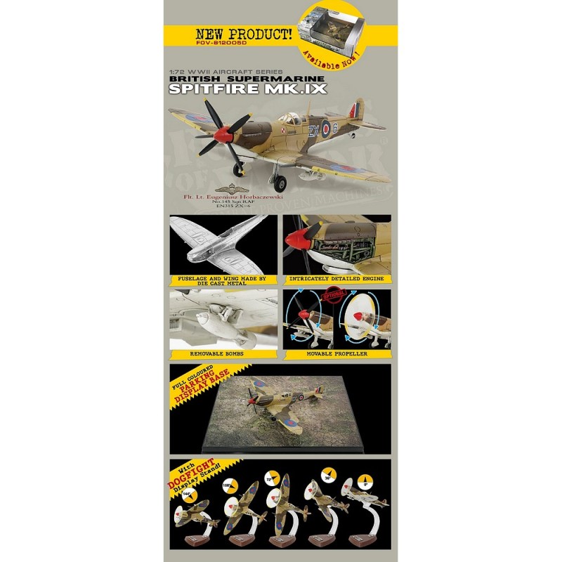 FOV-812005D 1:72 BRITISH SUPERMARINE SPITFIRE MkIX