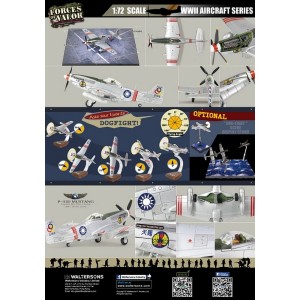 FOV-812013D 1:72 ROC P-51D Mustang Aircraft Fight