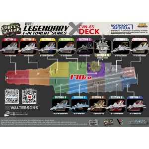 FOV-831102 1:200 U.S. CVN-65 ENTERPRISE DECK