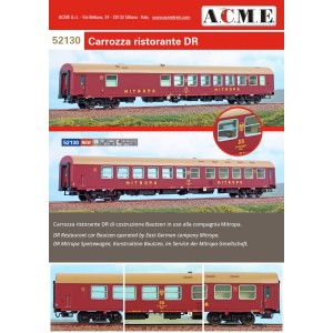 AC52130 1:87 WAGON RESTAURACYJNY DR MITROPA