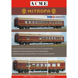 AC52131 1:87 WAGON RESTAURACYJNY DR MITROPA EP.V