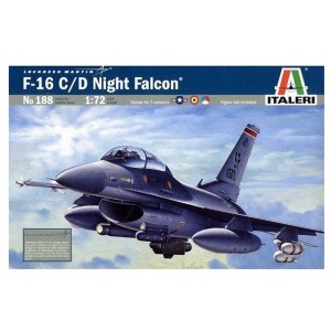 I0188 1:72 F-16 C/D NIGHT FALCON