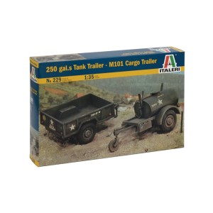 I0229 1:35 TANK 250 GALS AND CARGO M101 TRAILERS
