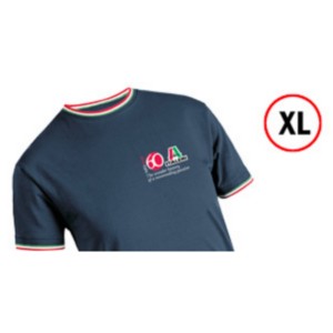 I09404 T-SHIRT NIEBIESKI "XL" 60th Anniversary