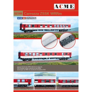 AC52148 1:87 WAGON RESTAURACYJNY ŽSSK typ WRRm