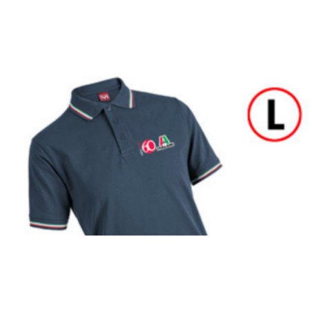 I09408 POLO NIEBIESKI "L" 60th Anniversary