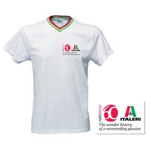 I09411 T-SHIRT BIAŁY "S" 60th Anniversary