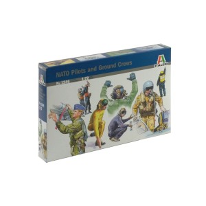 I1246 1:72 FIGURKI-NATO PILOTS AND GROUND CR.