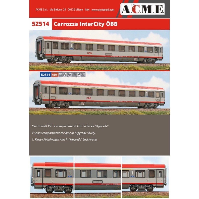 AC52514 1:87 WAG.OS. H0, Typ Amz, EC89, OBB, kl.1.