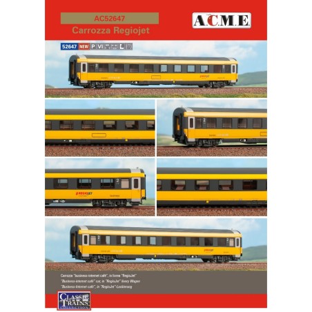 AC52647 1:87 WAGON REGIOJET BUSINESS INTERNET CAFE