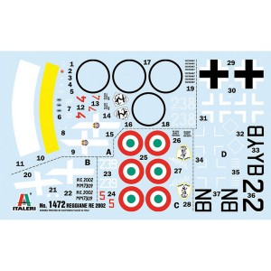 I1472 1:72 REGGIANE RE.2002 ARIETE