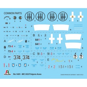 I1481 1:72 MC.202 FOLGORE ACES