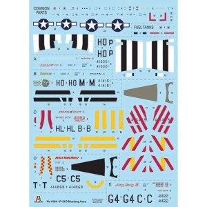 I1484 1:72 P-51D MUSTANG ACES