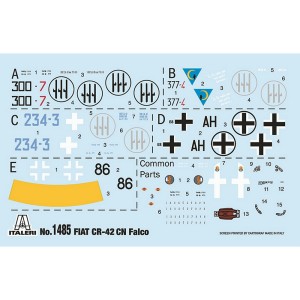 I1485 1:72 FIAT CR.42 CN "FALCO" NIGHT FIGHTER