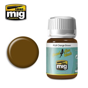 AMIG1616 PANEL LINE: ORANGE BROWN