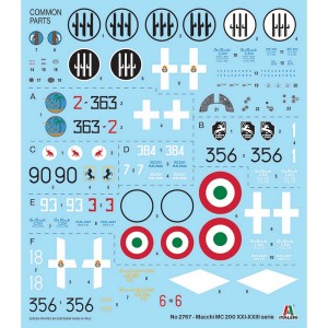 I2767 1:48 MACCHI MC.200 Series XXI-XXIII