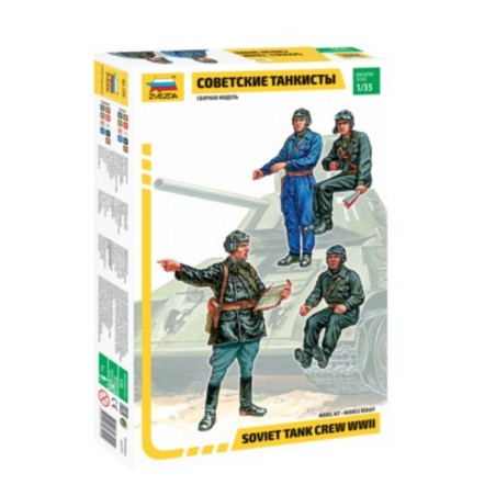 Z3504 1:35 SOVIET TANK CREW