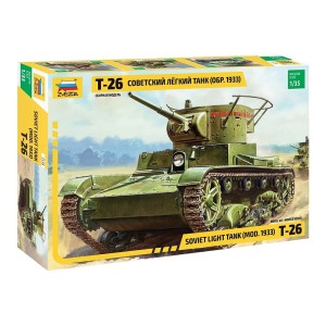 Z3538 1:35 SOVIET T-26 TANK