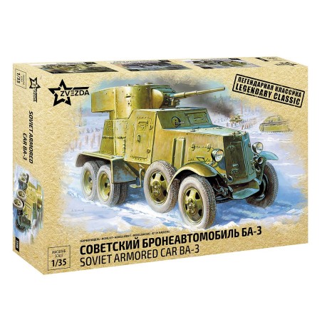 Z3546 1:35 Armored Car BA-3 mod. 1934