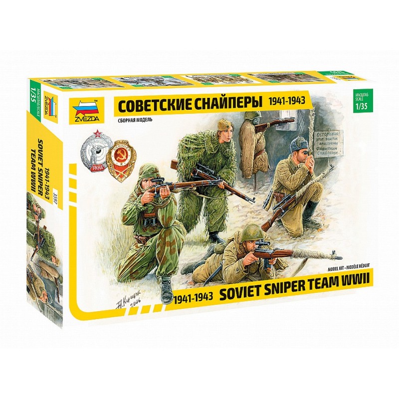 Z3597 1:35 SOVIET SNIPER TEAM