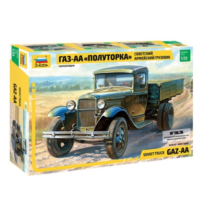 Z3602 1:35 GAZ-AA SOV. LIGHT TRUCK WW II