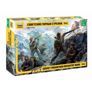 Z3606 1:35 SOVIET MOUNTAIN INFANTRY WWII