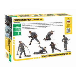 Z3606 1:35 SOVIET MOUNTAIN INFANTRY WWII