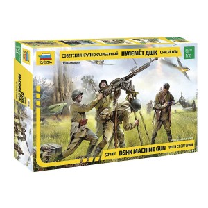 Z3609 1:35 SOVIET DSHK MACHINEGUN WITH CREW