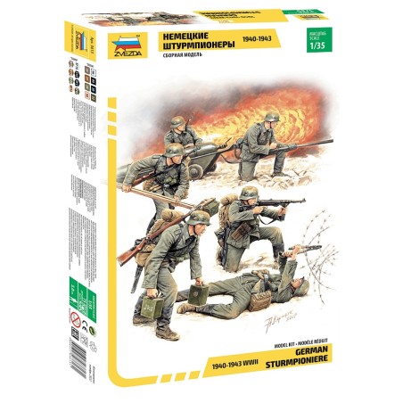 Z3613 1:35 GERMAN STURMPIONIERE WWII