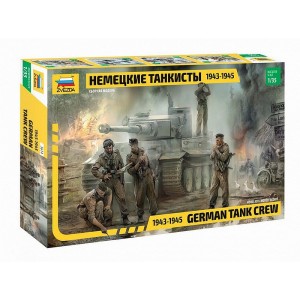 Z3614 1:35 GERMAN TANK CREW WWII LATE