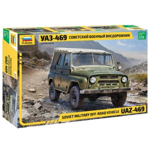 Z3629 1:35 UAZ-469 SOVIET 4WD VEHICLE
