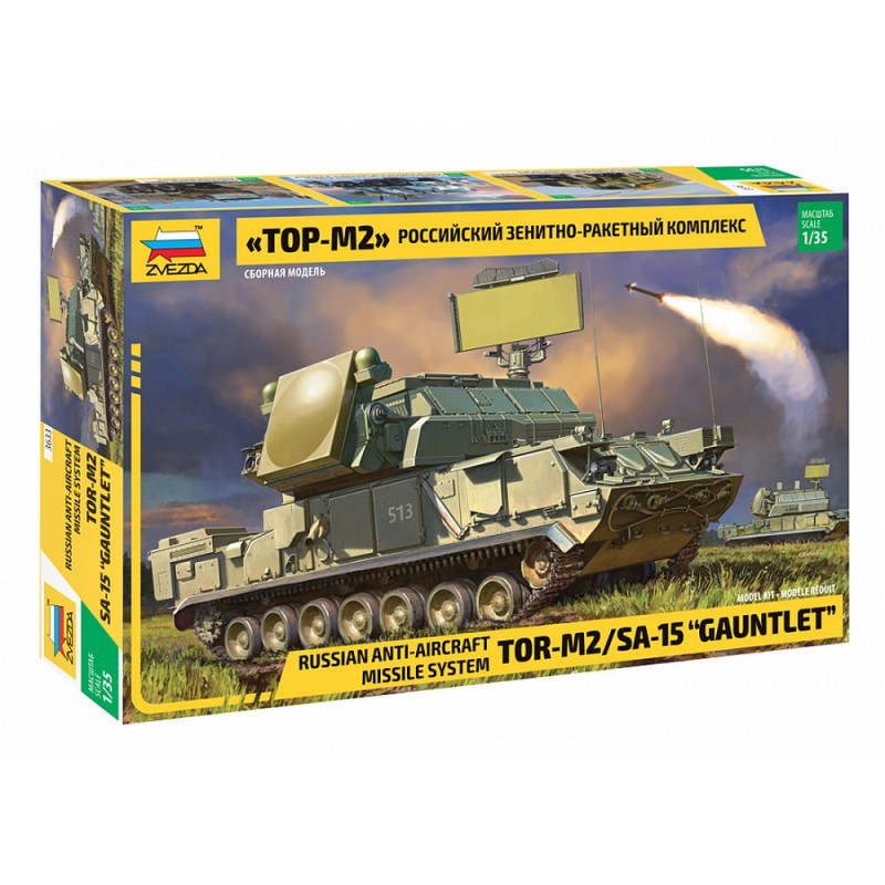 Z3633 1:35 RUSS.TOR M2 MISSI.SYSTEM/LAUNCH VEHICLE