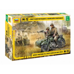 Z3639 1:35 SOVIET WWII MOTORCYCLE M-72