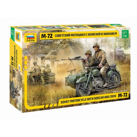 Z3639 1:35 SOVIET WWII MOTORCYCLE M-72