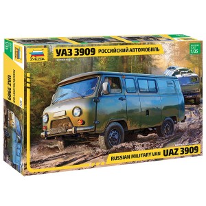 Z3644 1:35 UAZ 3909 MILITARY VAN