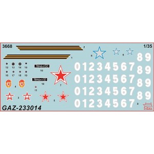 Z3668 1:35 RUSS.ARM.VEHICLE GAZ "TIGER"