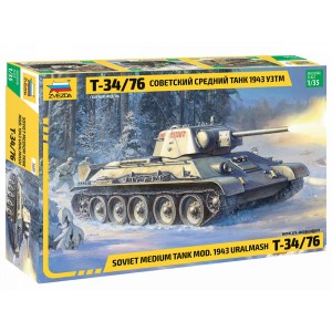 Z3689 1:35 T-34/76 MOD.1943 URALMASH