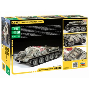 Z3691 1:35 SU-122 SELF PROPELLED GUN