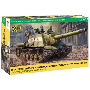Z3721 1:35 SOVIET SELF-PROPELLED GUN ISU-152
