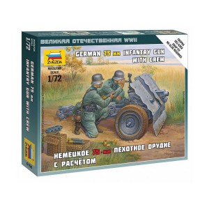 Z6156 1:72 GERMAN 75mm INFANTRY GUN