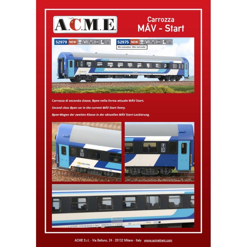 AC52975 1:87 WAGON 2 kl., MAV, RABA, ep. VI