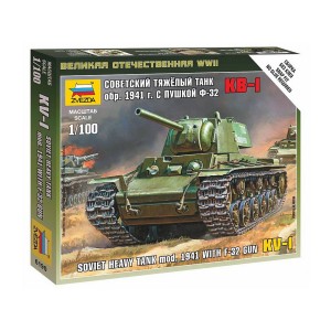 Z6190 1:100 KV-1 WITH F-32 GUN
